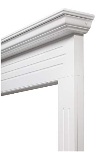 Pearl Mantels Newport 48-Inch White Fireplace Mantel