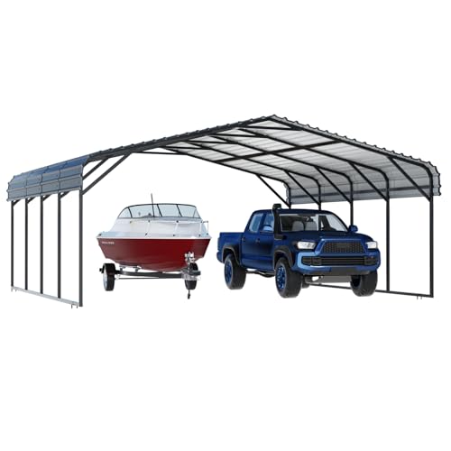 Heavy Duty 20' x 20' Metal Carport for Vehicles