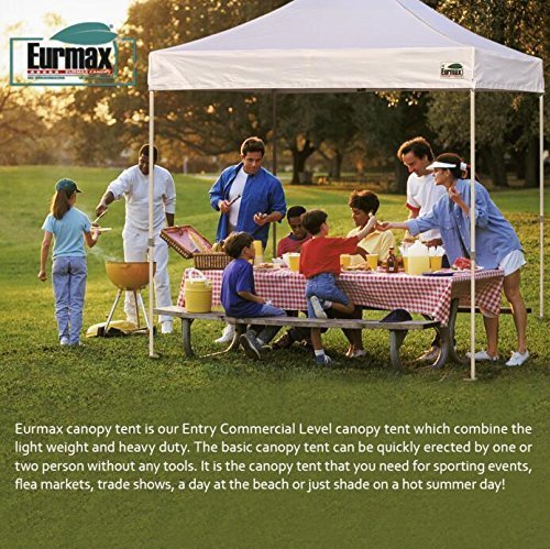 Eurmax USA 10x10ft Heavy Duty Patio Canopy Tent for Outdoor Events