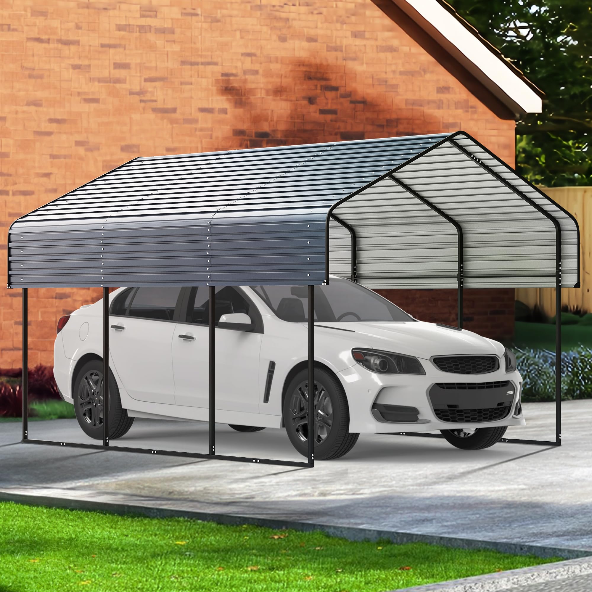 Heavy Duty Metal Carport for Cars and Boats